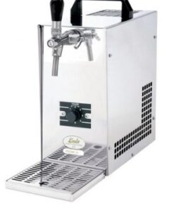 Stainless steel beer cooler, 25 litres per hour, ready to tap in 5 minutes.