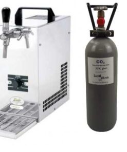 Stainless steel beer cooler, 25 litres per hour, comlpet for Cornelius w/ 2kg