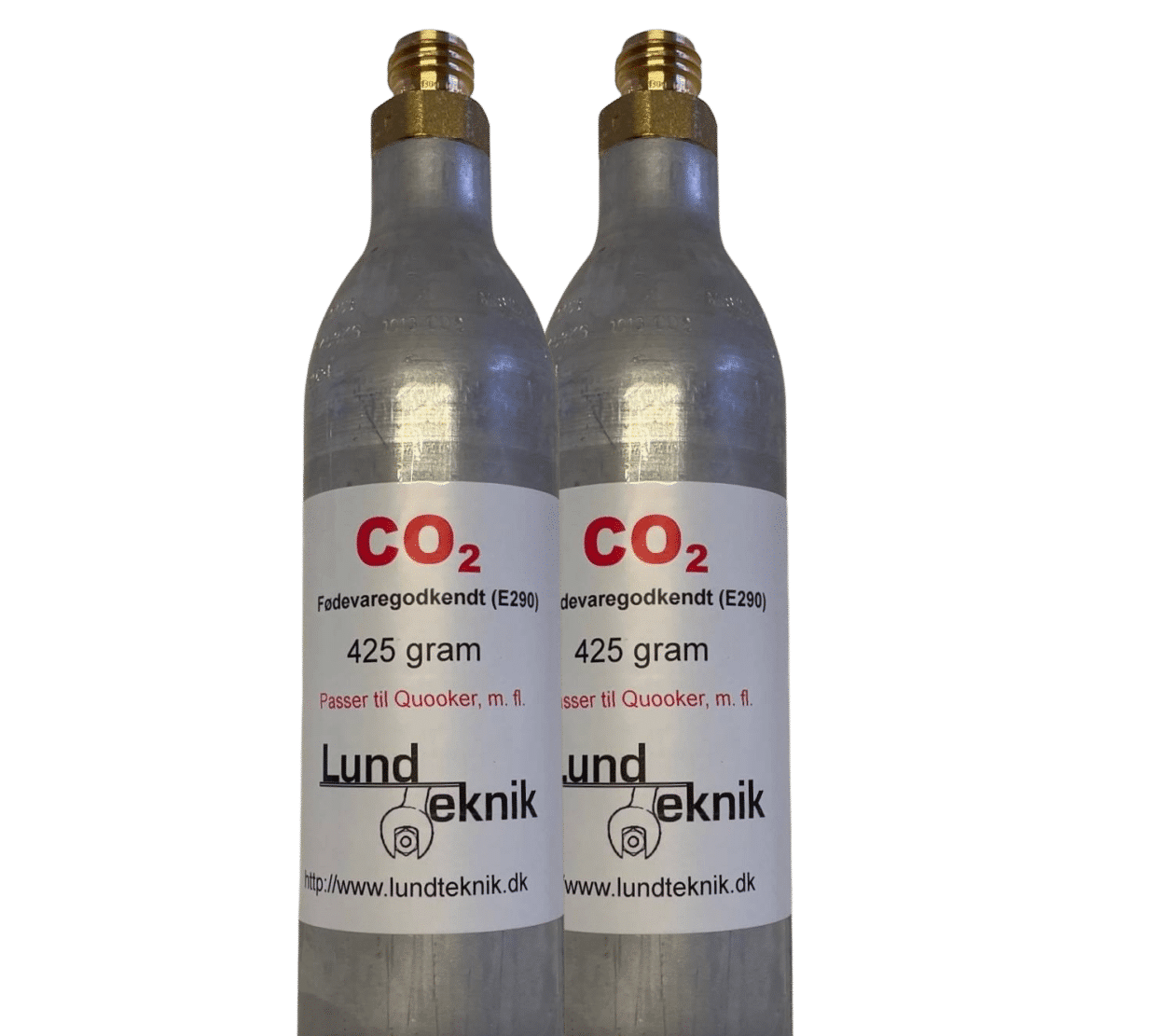 Genopfyldning af Quooker CO2 flaske, 2 stk Genopfyldning af Quooker CO2 flaske, 2 stk