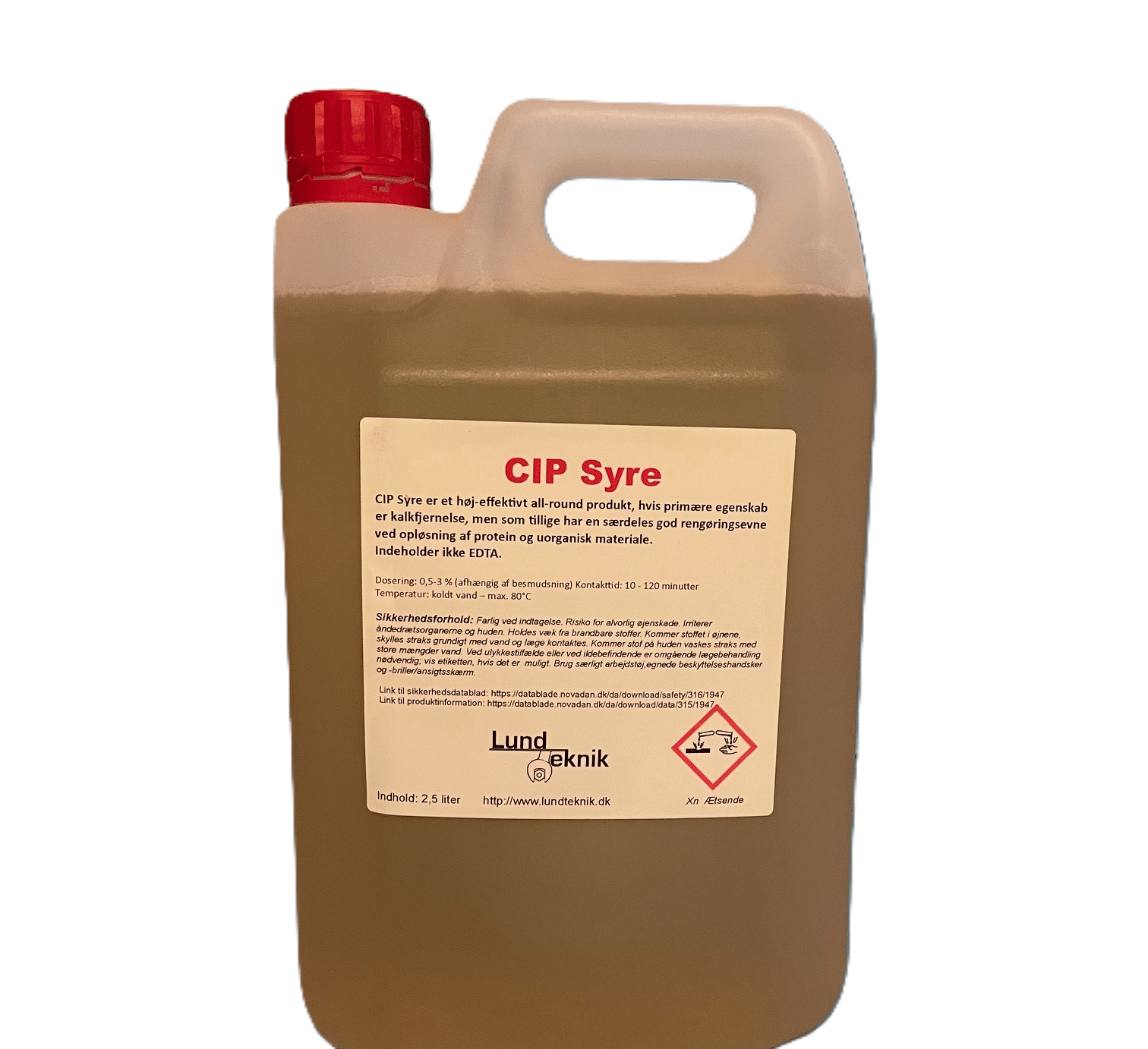 Cip Syre, 2,5 liter