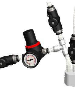 Fylde- og tappehoved med ventiler og regulator til 5 l. EcoreKeg